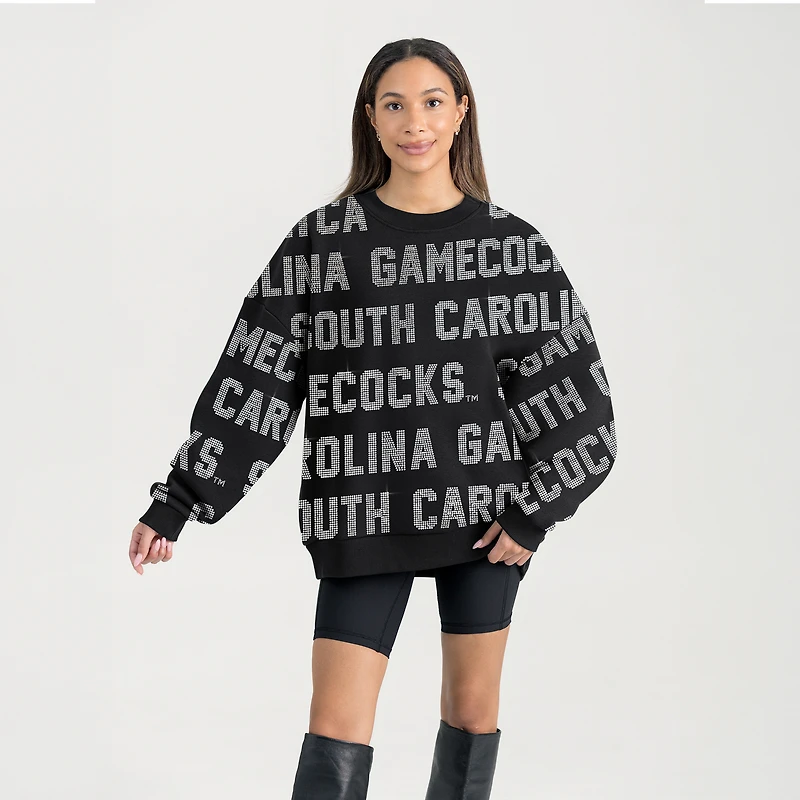 Sweat-shirt noir Gameday Couture pour femme des Gamecocks de Caroline du Sud Hype Era