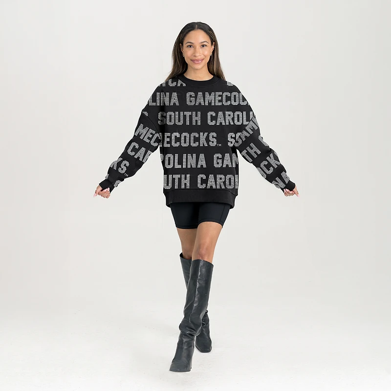Sweat-shirt noir Gameday Couture pour femme des Gamecocks de Caroline du Sud Hype Era