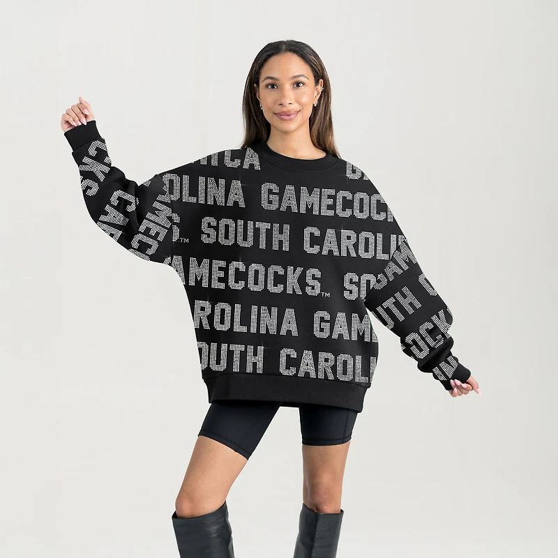 Sweat-shirt noir Gameday Couture pour femme des Gamecocks de Caroline du Sud Hype Era