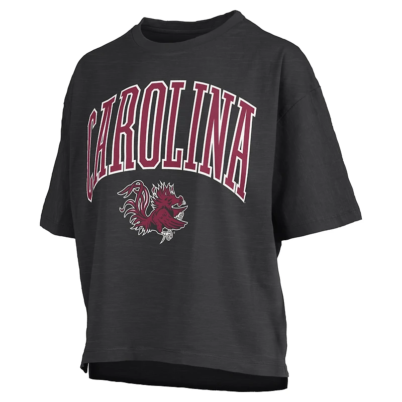 Women's Pressbox  Black South Carolina Gamecocks Nelson T-Shirt