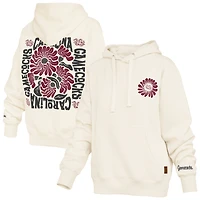 Women's Pressbox  Cream South Carolina Gamecocks Elena Janise Hoodie