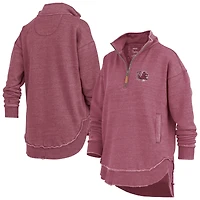 Sweat-shirt zippé quart de tour poncho Northfork Sojourn pour femme Pressbox Garnet South Carolina Gamecocks