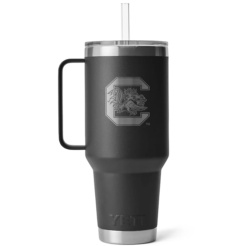 Tasse à paille Rambler YETI South Carolina Gamecocks (1,27 l)