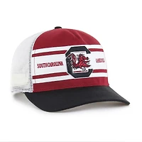 Youth '47 Garnet/Black South Carolina Gamecocks Super Stripe Hitch Adjustable Trucker Hat