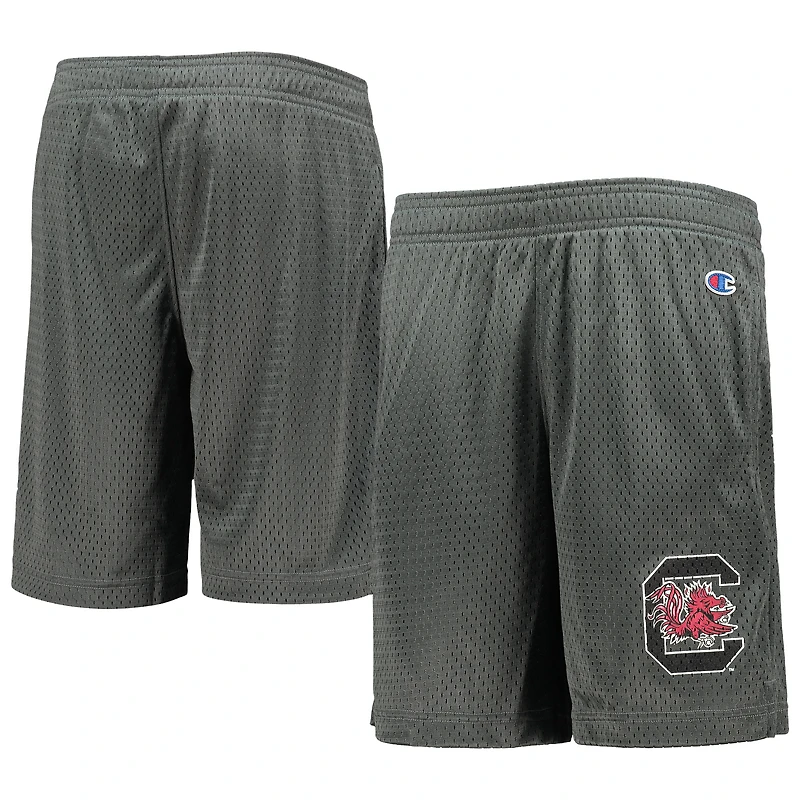 Champion Charcoal South Carolina Gamecocks Classic Mesh Shorts pour jeunes