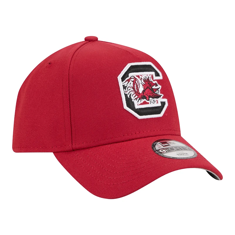 Casquette ajustable New Era Garnet South Carolina Gamecocks 9FORTY pour jeunes