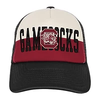Casquette ajustable Youth Outerstuff Grenat/Crème South Carolina Gamecocks Modern Fan Trucker