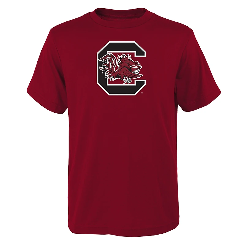 Youth Outerstuff Garnet South Carolina Gamecocks Primary Logo T-Shirt