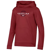 Sweat à capuche en polaire Under Armour Garnet South Carolina Gamecocks pour jeune