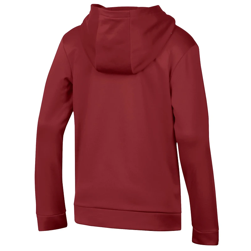 Sweat à capuche en polaire Under Armour Garnet South Carolina Gamecocks pour jeune