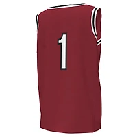 Youth Under Armour #1 Garnet South Carolina Gamecocks Replica Basketball Jersey