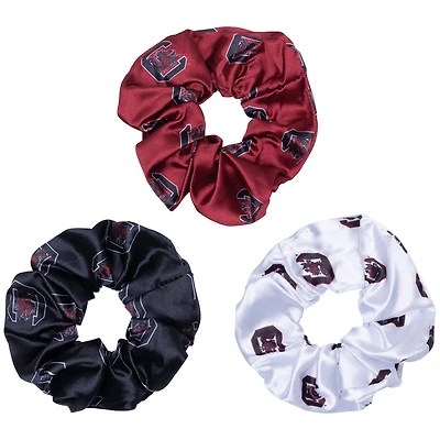 ZooZatz South Carolina Gamecocks Luxe Scrunchie Three-Piece Set