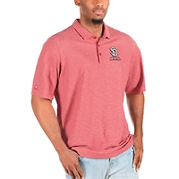 Polo Antigua chiné rouge/blanc pour homme, coupe grande taille, des South Dakota Coyotes, Esteem