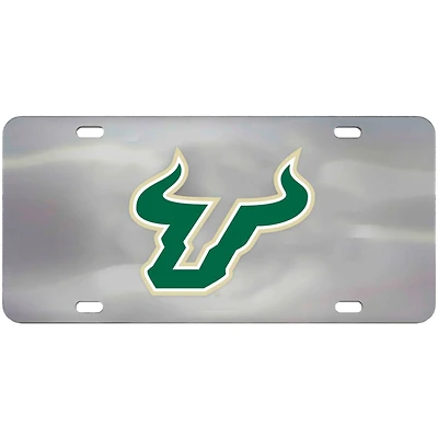 Plaque d'immatriculation moulée sous pression des South Florida Bulls de Logo Brands