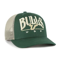 Casquette camionneur ajustable Arid Green '47 pour homme des South Florida Bulls