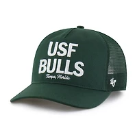 Casquette trucker ajustable South Florida Bulls verte '47 pour homme