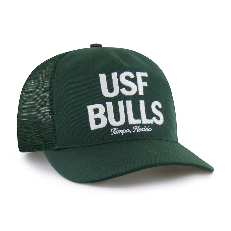 Casquette trucker ajustable South Florida Bulls verte '47 pour homme
