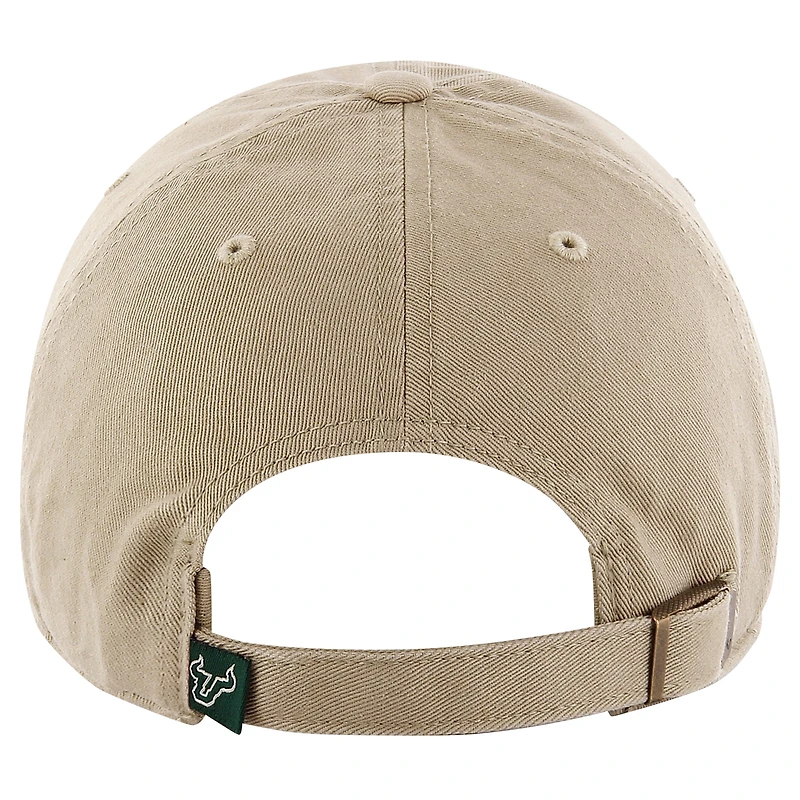 Men's '47 Khaki South Florida Bulls Clean Up Adjustable Hat