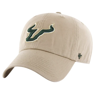 Men's '47 White South Florida Bulls Clean Up Adjustable Hat
