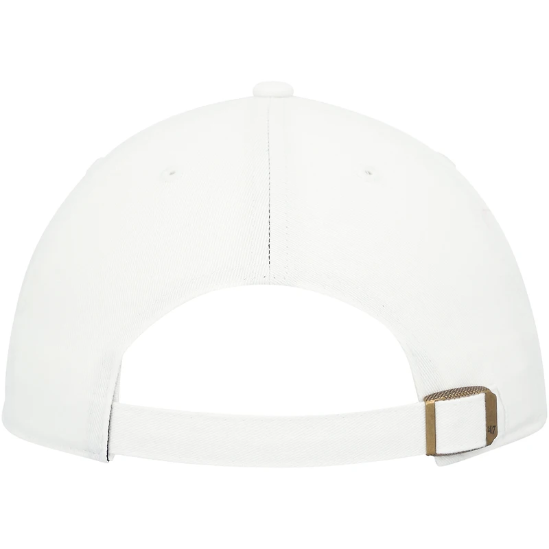 Men's '47 White South Florida Bulls Clean Up Adjustable Hat