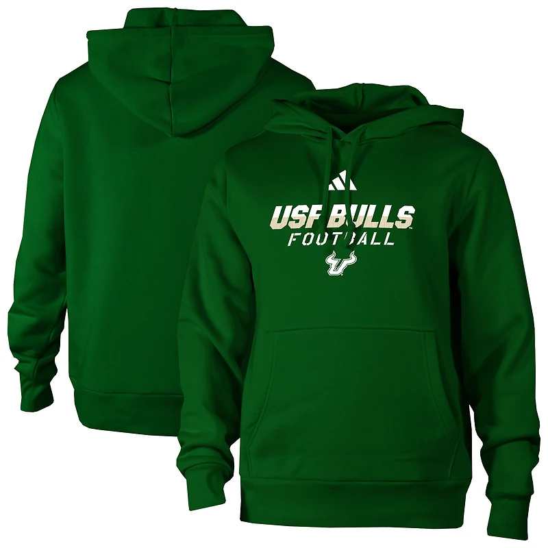 Men's adidas  Green South Florida Bulls Fleece Hoodie