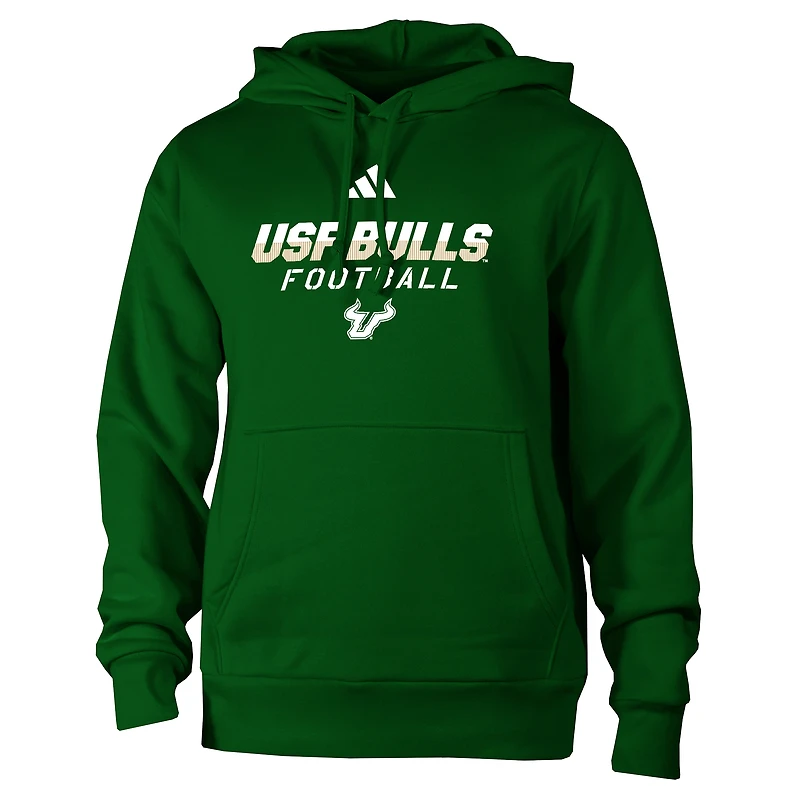 Men's adidas  Green South Florida Bulls Fleece Hoodie