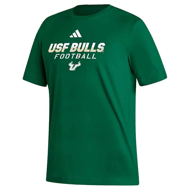 T-shirt adidas vert Fresh pour homme des South Florida Bulls
