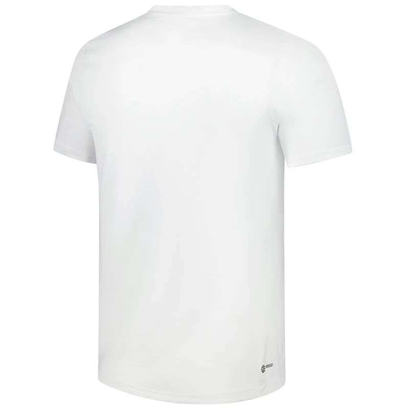T-shirt de football adidas blanc pour homme des South Florida Bulls