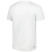 T-shirt de football adidas blanc pour homme des South Florida Bulls
