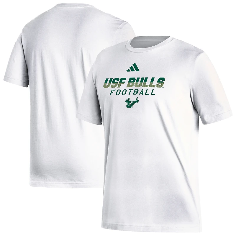T-shirt adidas blanc Fresh pour homme des South Florida Bulls