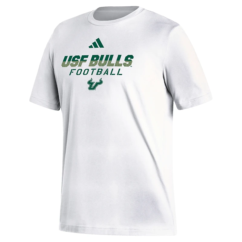 Men's adidas White South Florida Bulls Fresh T-Shirt