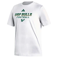 Men's adidas  White South Florida Bulls Fresh T-Shirt