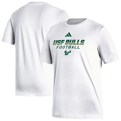 Men's adidas  White South Florida Bulls Fresh T-Shirt