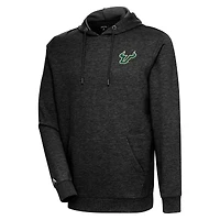 Sweat à capuche Action Antigua Heather Black pour homme des South Florida Bulls