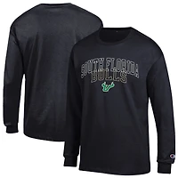 Men's Champion  Black South Florida Bulls Team Long-Sleeve T-Shirt