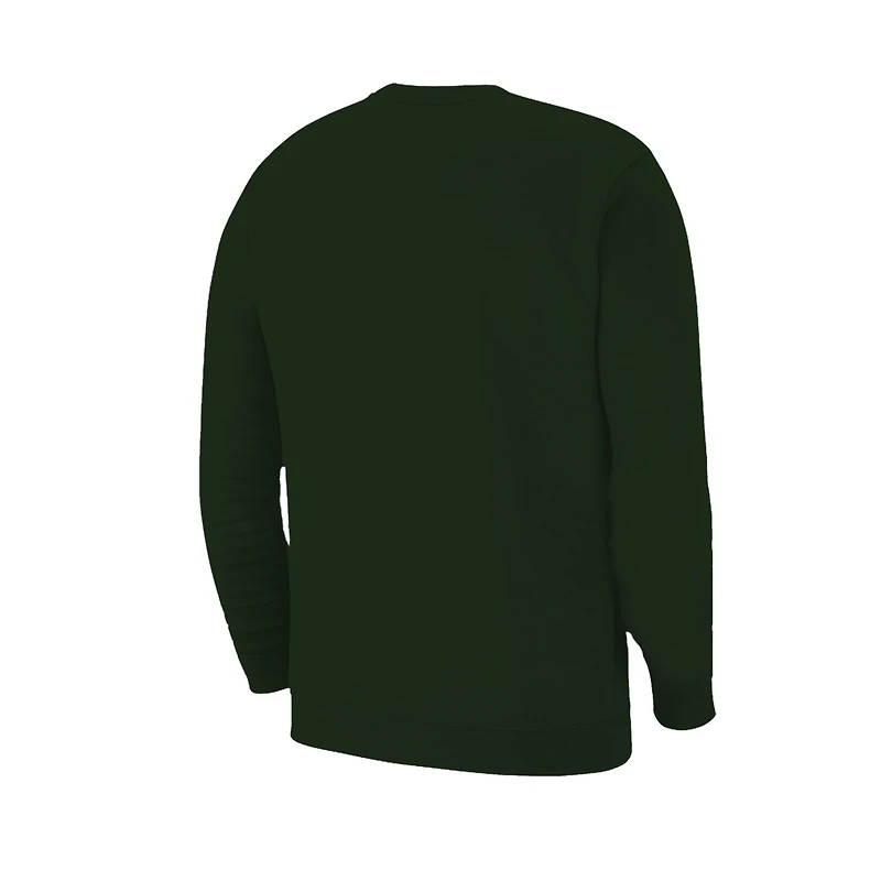 Men's  Green South Florida Bulls Holiday Fleece Crewneck Sweatshirt