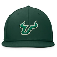 Casquette Snapback fondamentale Top of the World verte des Bulls de Floride du Sud pour hommes