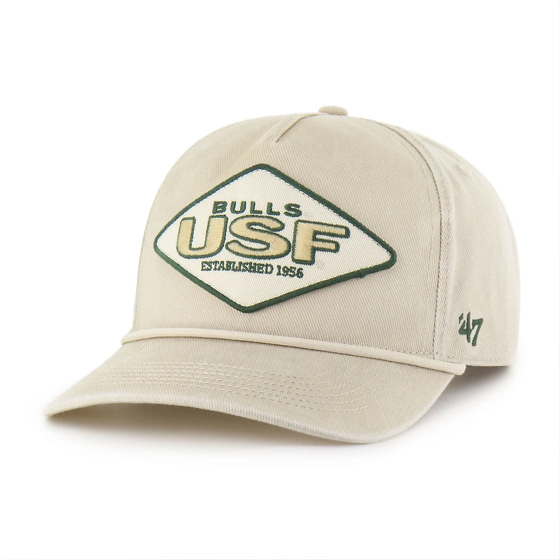 Unisex '47  Cream South Florida Bulls Outdoorsmen Cairn Hitch Adjustable Hat