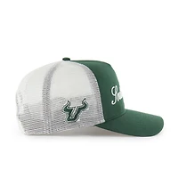 Casquette ajustable unisexe « 47 Green South Florida Bulls Contemporary Basics Foundation Trucker Hitch »