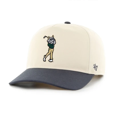 Casquette unisexe ajustable '47 Natural/Charcoal South Florida Bulls à motif mascotte bicolore