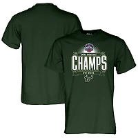 T-shirt unisexe bleu 84 vert South Florida Bulls, champions du tournoi de basketball masculin la Conférence américaine 2026