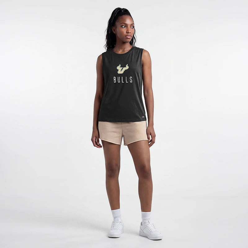 Women's Champion  Black South Florida Bulls Lifestyle Tank Top
