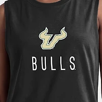 Women's Champion  Black South Florida Bulls Lifestyle Tank Top