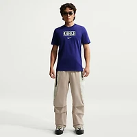 T-shirt Nike violet pour homme avec logo de l'équipe nationale Corée du Sud