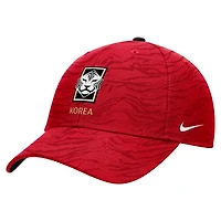 Men's Nike Red South Korea National Team Rise Adjustable Hat