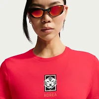 Women's Nike Red South Korea National Team Crest T-Shirt