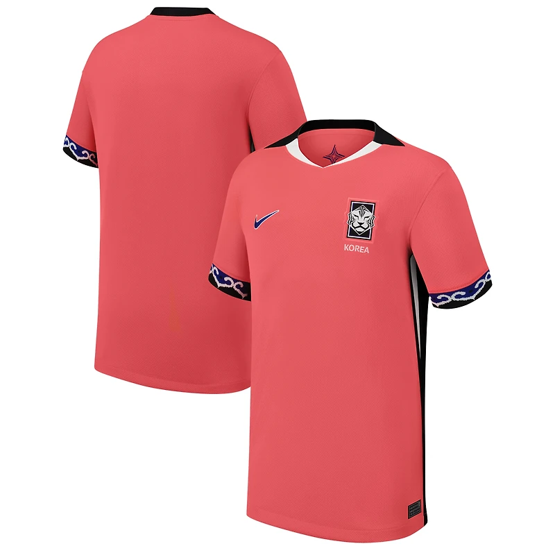 Maillot Nike Crimson pour jeunes de l'équipe nationale Corée du Sud 2025 à domicile