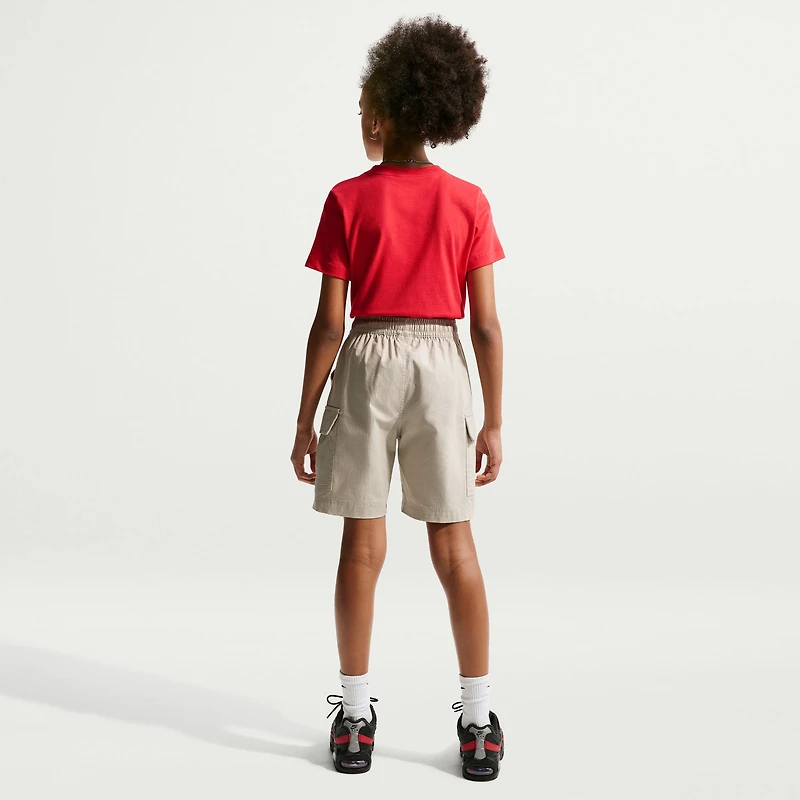 T-shirt Nike rouge pour jeunes avec l'écusson de l'équipe nationale Corée du Sud