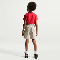 T-shirt Nike rouge pour jeunes avec l'écusson de l'équipe nationale Corée du Sud