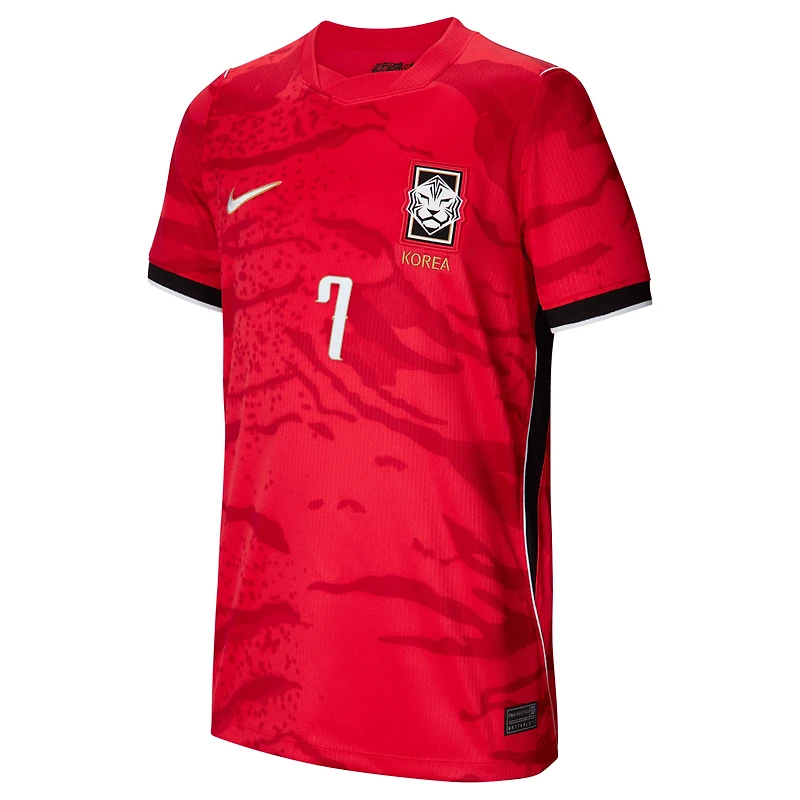 Youth Nike Son Heung-Min Red South Korea National Team 2026 Home Stadium Replica Jersey